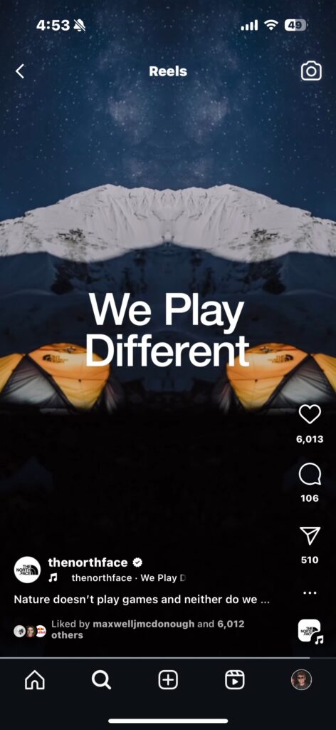 Show the We Play Different Campaign on Instagram